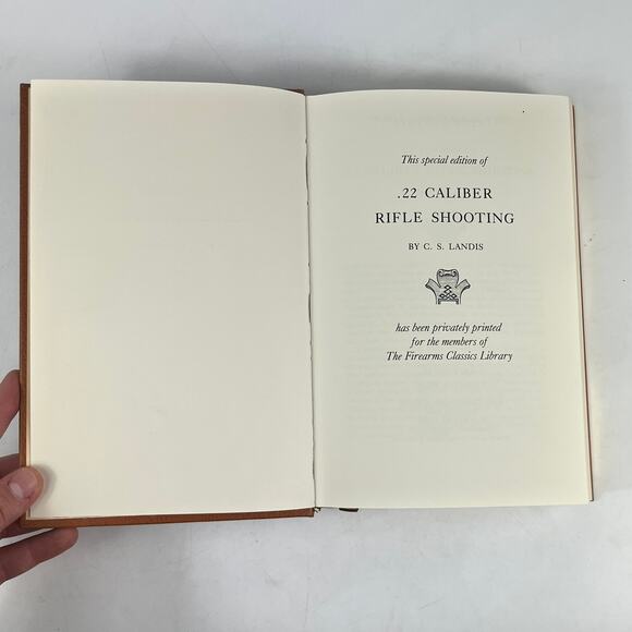 22 Caliber Rifle Shooting CS Landis Palladium Press 1999 Leather Special Ed - Picture 5 of 10